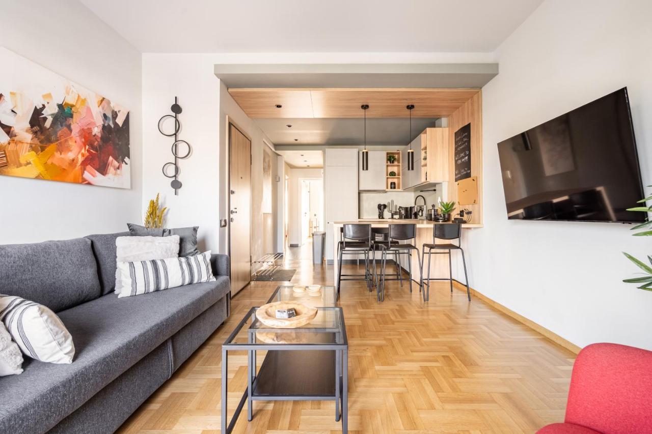 Athena Blue Lux Apartments 2Br 2Ba With City Skyline View, Near Kolonaki Athén Kültér fotó